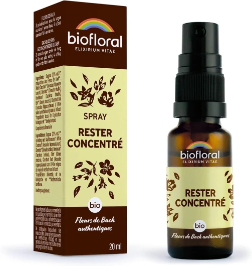 Rester Concentré - BIO DEMETER - Spray 20 ML - Organiser ses Pensées - Fleurs de Bach Authentiques 20 ml Rester Concentré