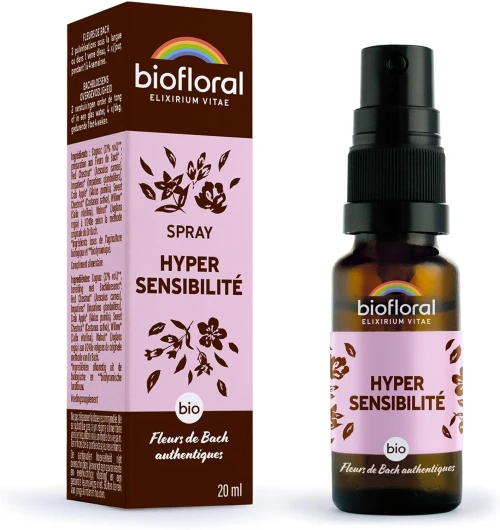 Hypersensibilité - BIO DEMETER - Spray 20 ML - Sensibilité Emotionnelle - Fleurs de Bach Authentiques