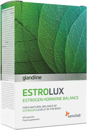 Iode, Chlorella, Melisse, Vitamine B6, Romarin, Algues Brunes - Equilibre Hormonal Femme - 60 gélules Estrolux de Sensilab