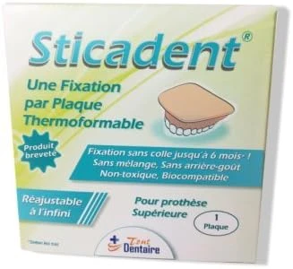 STICADENT Prothèse Haut - Vivre Sans Colle Dentaire