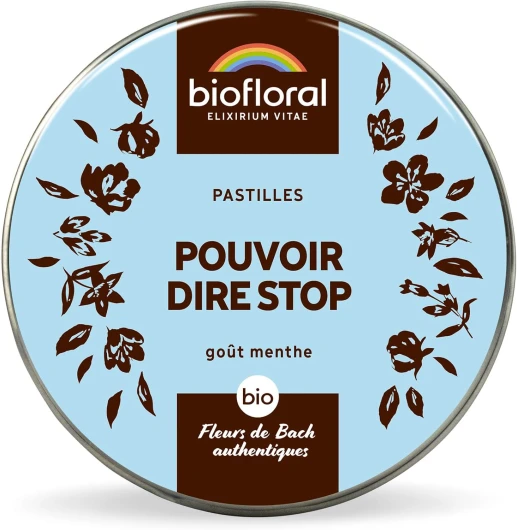 Pouvoir Dire Stop - BIO - 165 Pastilles - Force intérieure - Fleurs de Bach Authentiques