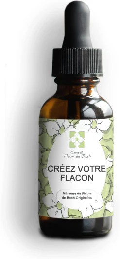 Fleurs de Bach - Personnalisez vous-même votre mélange de fleurs de Bach de 30 ML AVEC OU SANS ALCOOL pour 15,90 euros