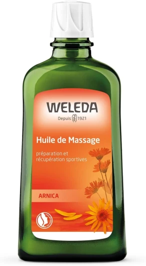 Huile de Massage - Extrait D'Arnica Bio - Préparation & Récupération Sportive - Texture Fluide - Recommandée Par Les Masseurs-Kinésithérapeutes - Certifiée NATRUE* - Vegan** - 200 ml HUILE DE MASSAGE ARNICA 200 ML