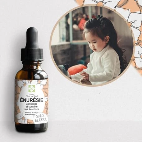 ®- Fleur de bach SANS ALCOOL Enurésie ! Votre enfant fait pipi au lit, vous avez essayez plusieurs méthodes, et rien y fait? Les Fleurs seront améliorer ce problème, LOT de 2